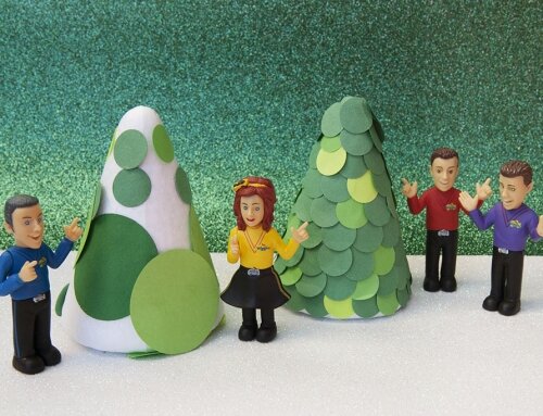 Circular Christmas Tree Centrepieces